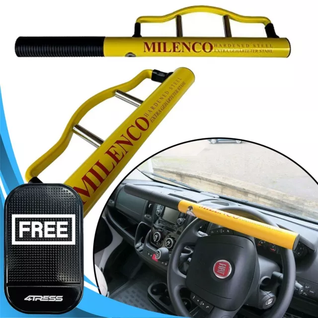 Milenco blocco volante ad alta sicurezza commerciale antifurto giallo 0512.Mat✅