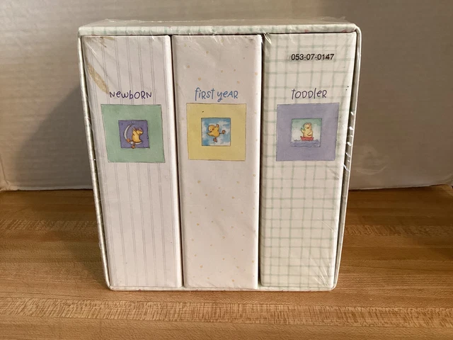 Carlton Cards Triple Baby Photo Album Set New Sealed