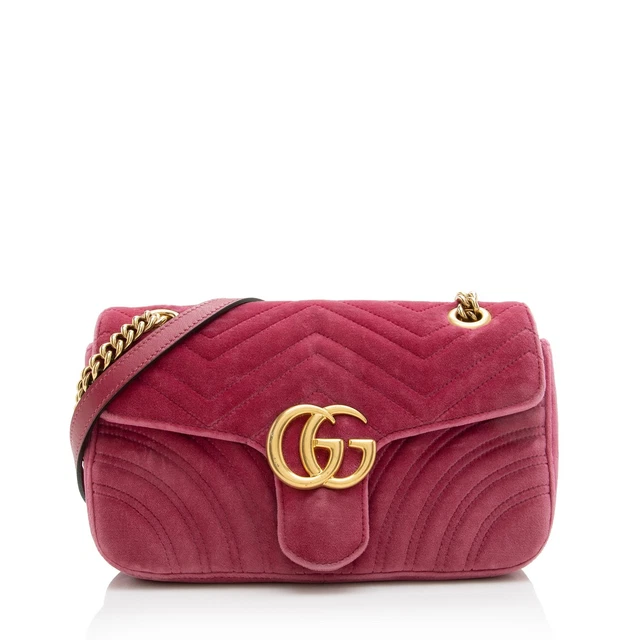 Gucci marmont velvet best sale raspberry