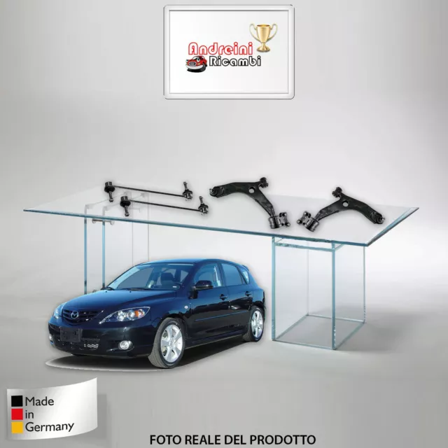 KIT BRACCETTI 4 PEZZI MAZDA 3 BK 1.6 DI Turbo 80KW 109CV DAL 2009 ->