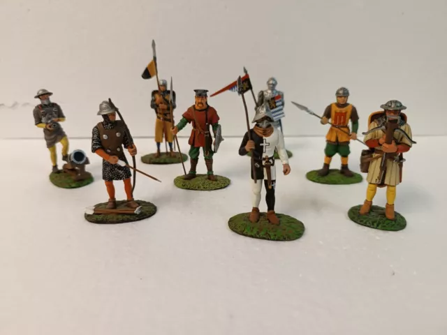 Lote Soldados De Plomo Medievales