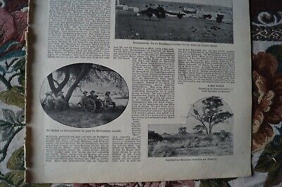 1904 Zeitungsdruck 209  Aufstand Deutsch-Südwest Warmbad  Hohenlychen Wandsbek 3
