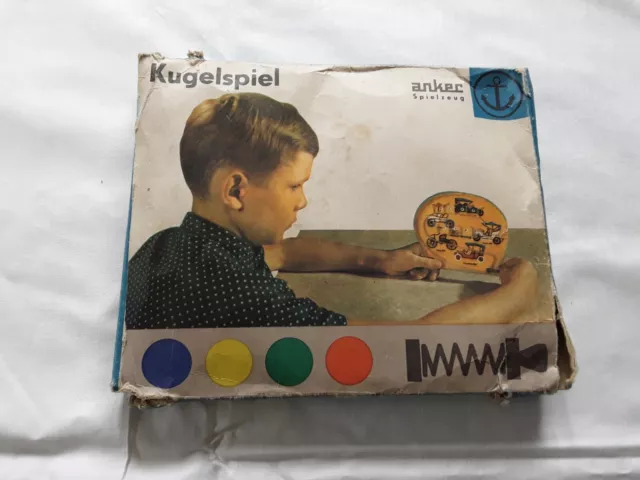 Anker DDR Kugelspiel Spielzeug Flipper Waffen Armbrust Revolver selten OVP