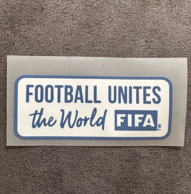 Patch velours Football FiFa Qatar 2022 badge Blanc coupe du