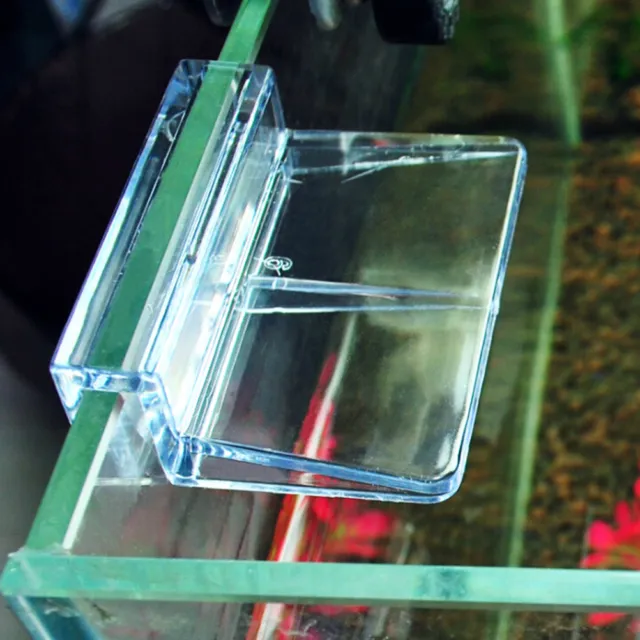 Tanque de acuario 6/8 mm clips de plástico transparente cubierta de vidrio soportes fuertes X4 Z8