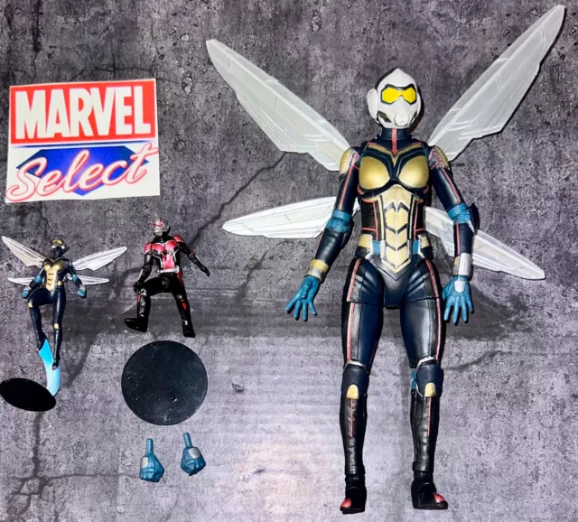 Marvel Legends Diamond Select Mini Ant Man & Wasp Movie 7" (3) Figure Lot