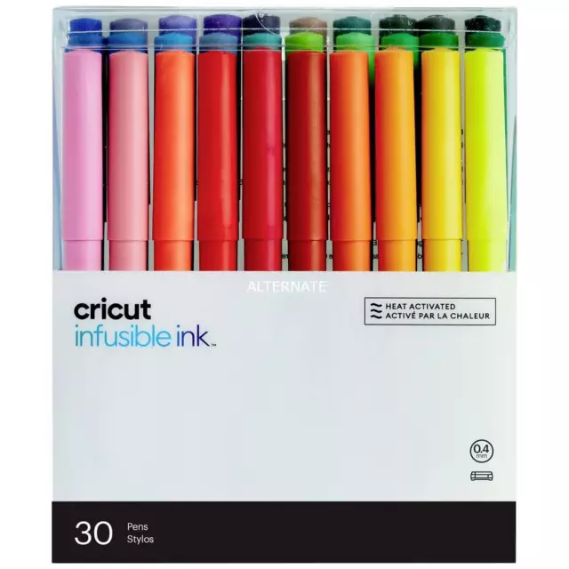 Cricut Ultimate Infusible Ink Pen Set 30er Set de broches multicolore