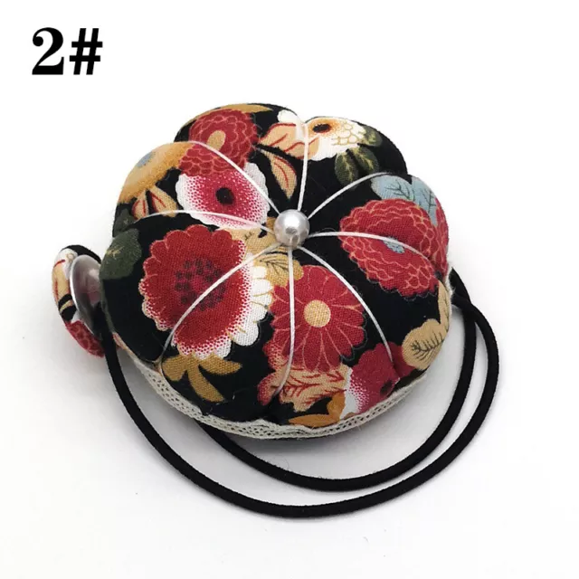 Needle Pin Cushion Floral Holder Wrist Pincushion DIY Craft Home Sewing SupplyX1 3