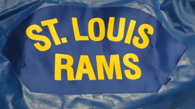 Early-Mid 1990's St. Louis Rams Game Used Vinyl Equipment Bag! Los Angeles NFL 2