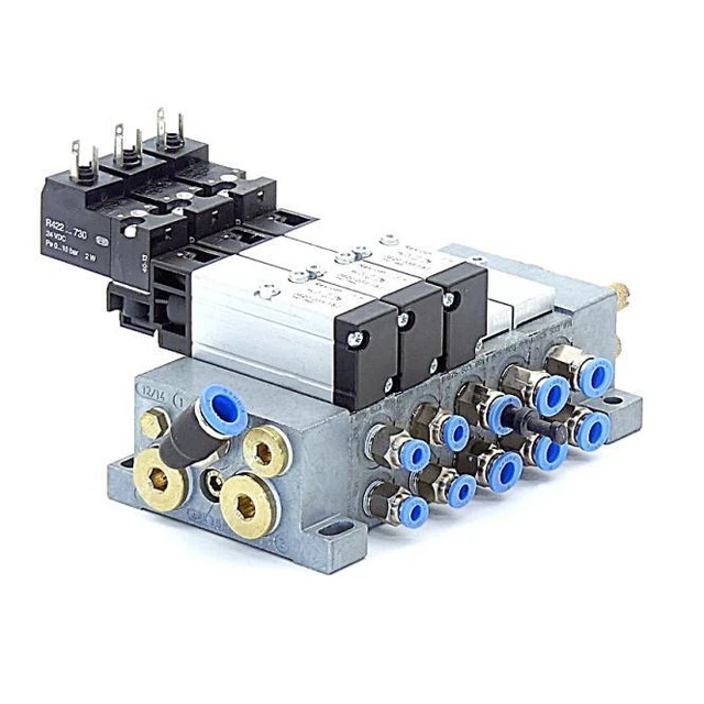 Isola valvole Rexroth con valvole a 5/2 vie 825 503 891/0820 038 152