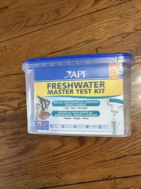 API Freshwater Master Test Kit 800+ Fresh Water Tests pH Ammonia Nitrate Nitrite