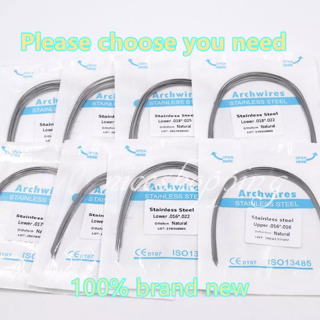 Dental Orthodontic Arch Rectangular Wire Square/Ovoid/Natural Stainless Steel