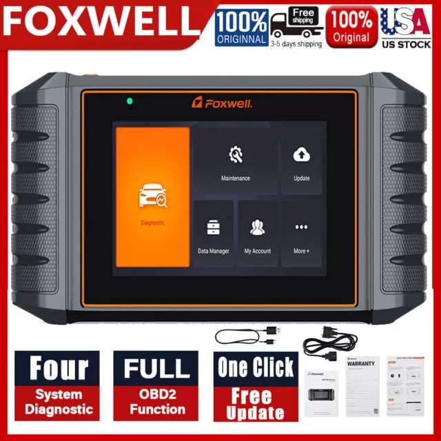 Foxwell Engine Transmission ABS SRS Scanner OBD2 Code Reader Car Diagnostic Tool