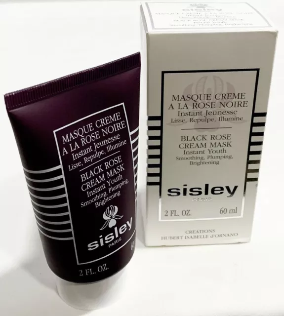 Sisley Paris Black Rose Cream Mask Instant Youth 2 oz 60ml New In Box EXP 02/26