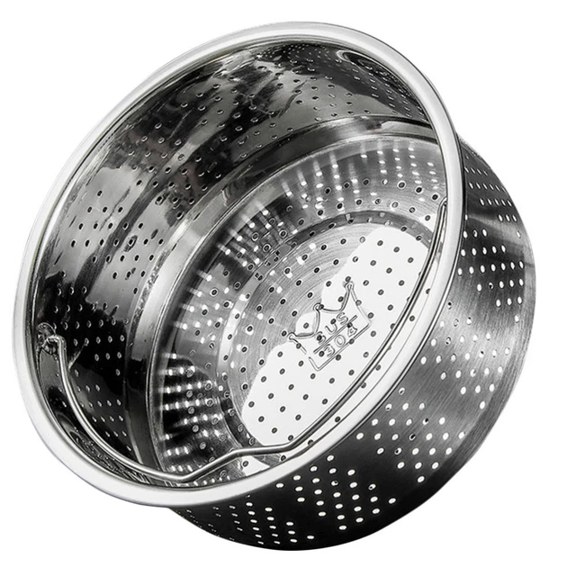 Vaporizzatore per riso in acciaio inox pentole a vapore vaporizzatore per pesce Silver