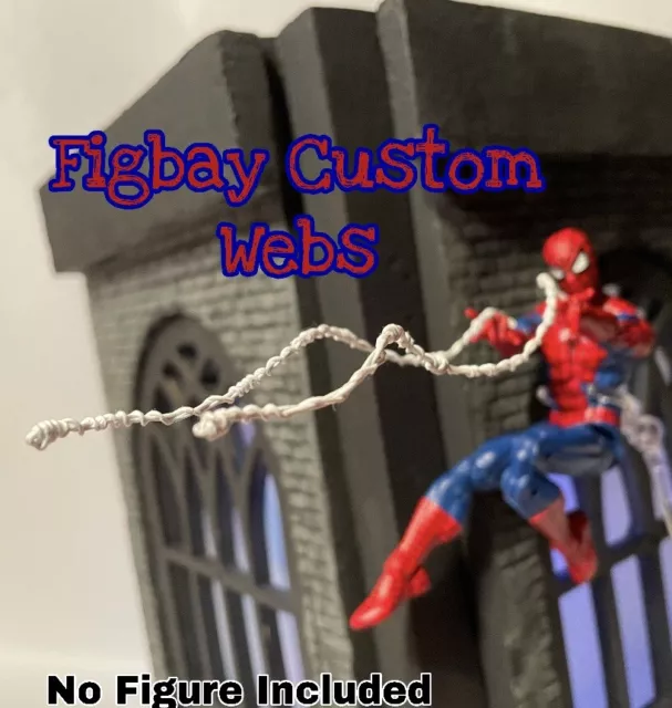 marvel legends spiderman web custom 4x pack NO FIGURE