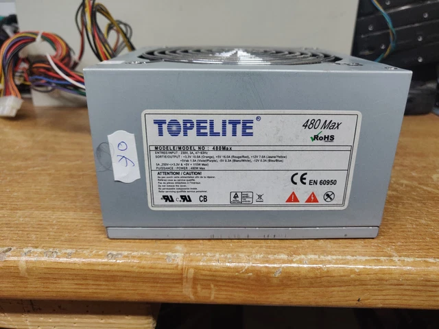 CHANNEL WELL TECHNOLOGY cwt-235atx - 235w - p20 - 4 molex - tested EUR