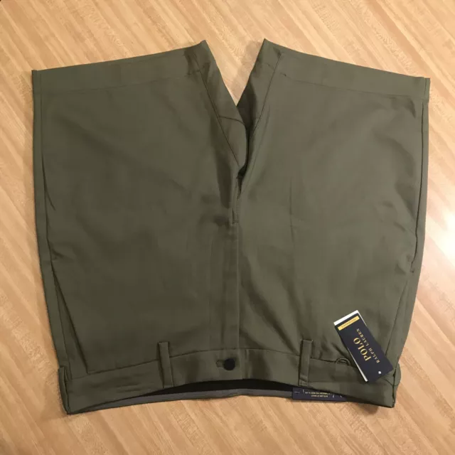 $138 Polo Ralph Lauren Mens  Stretch Slim Fit, SHORTS, Olive Green, 36W