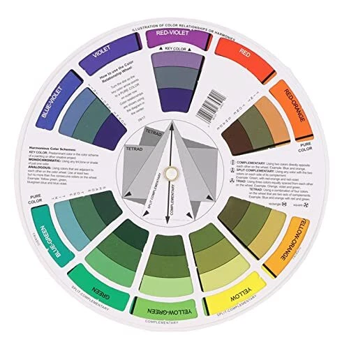 COLOR WHEEL COLOR Mix Guide Blending Color Wheel Paint Mixing Learning
