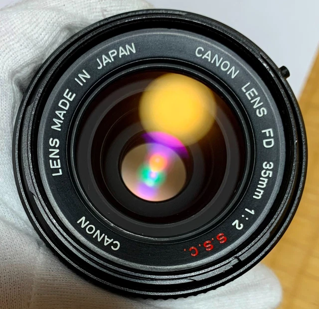 Concave "O" Tested [MINT] Canon FD 35mm f/2 SSC S.S.C MF Lens From JAPAN