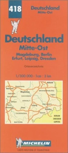 Central East: No, 418 (Michelin Map... by Michelin Travel Publ Sheet map, folded