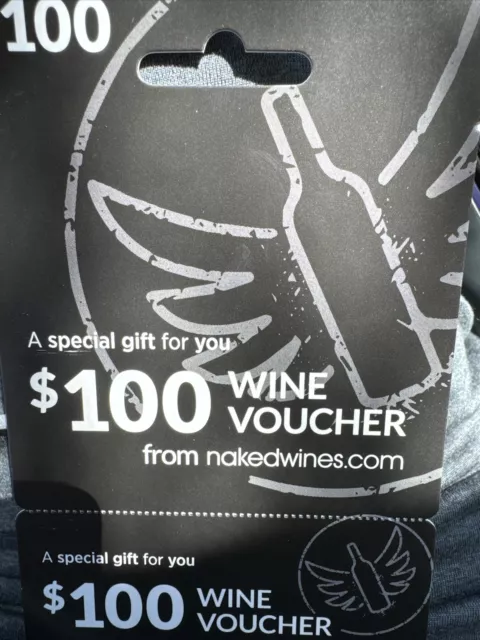 $100 Wine Voucher For Nakedwines.com Save $100 Off $160 First Time Customers
