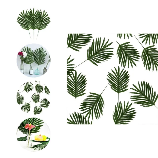12 piezas planta artificial colores vivos multiusos cícada falsa