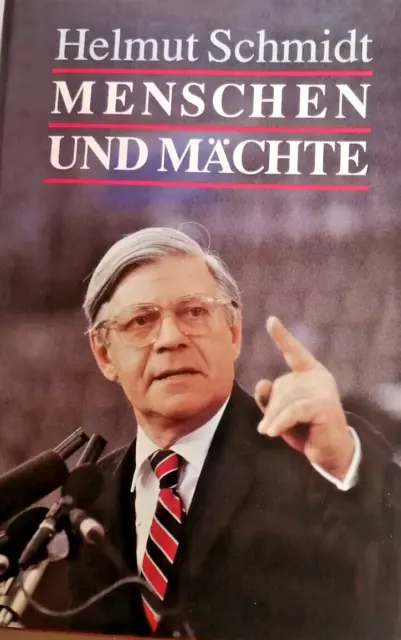 Menschen und Mächte von Helmut Schmidt. gebunden. 1987