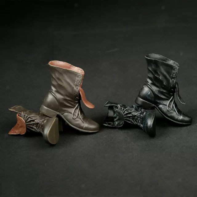 1/6 Scale Male Ankle Boots Shoes for 12inch Man   Figure