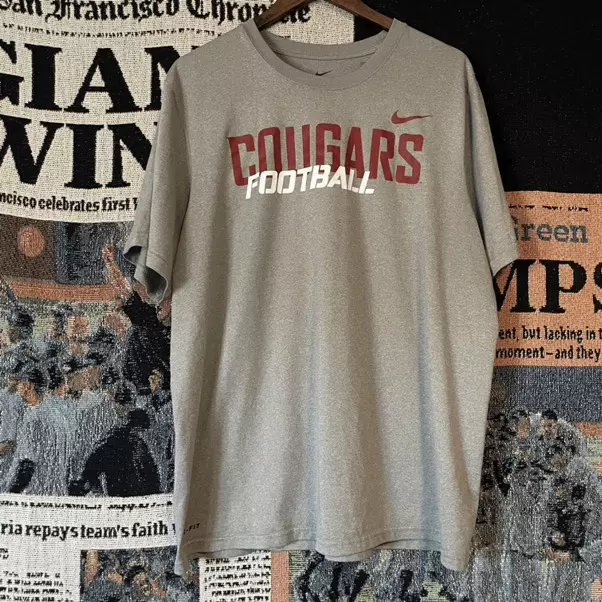 Nike Dri-Fit Washington Cougars Football T-Shirt Activewear Men’s Size XL 0511 Nike Dri-Fit Washington Cougars Football T-Shirt Activewear Men’s Size XL 0511