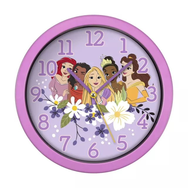 Reloj Analógico De Pared Princesas Disney
