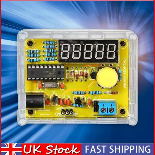 1Hz-50MHz Crystal Oscillator Frequency Counter Tester DIY Kits UK