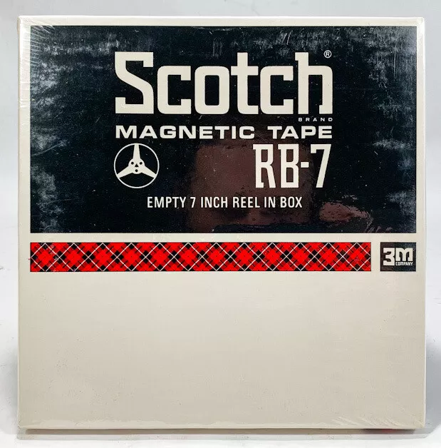 VINTAGE SCOTCH MAGNETIC Tape RB-7 Empty 7 Inch Reel 3M Sealed £8.48 -  PicClick UK