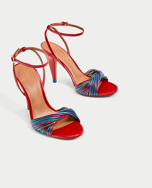 Sandali rossi zara clearance