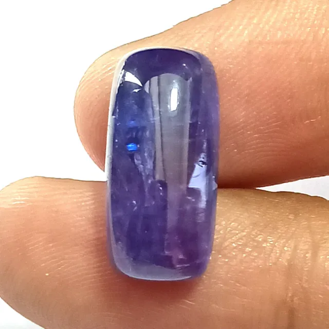 13,12 carats, tanzanite, cabochon de coussin allongé, pierre précieuse de...