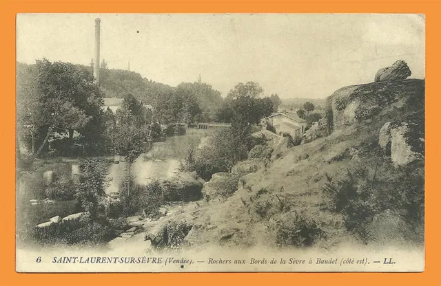 CPA-85- St LAURENT-S / Sèvre - Rocks Aux Edges Of La Sèvre IN Baudet