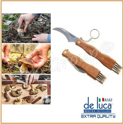 Ausonia COLTELLO PER FUNGHI COGLI FUNGHI ORIGINALE AUSONIA LAMA INOX MANICO LEGNO 