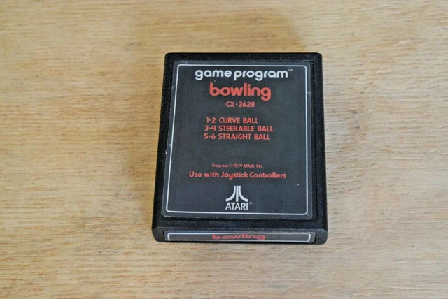 Bowling By Atari 2600 Game. Cx2628. 1979. Tested And Working.