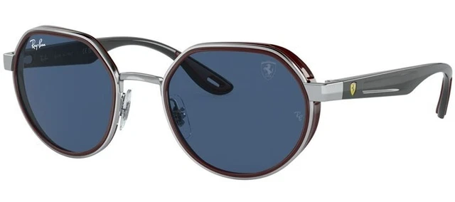 Gafas de sol Ray-Ban Ferrari RB3703M F07780 SILVER / DARK BLUE CAL.51