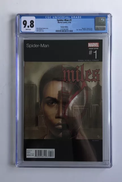 Spider-Man #1 (Adi Granov Hip Hop NAS homage variant cover) - CGC 9.8