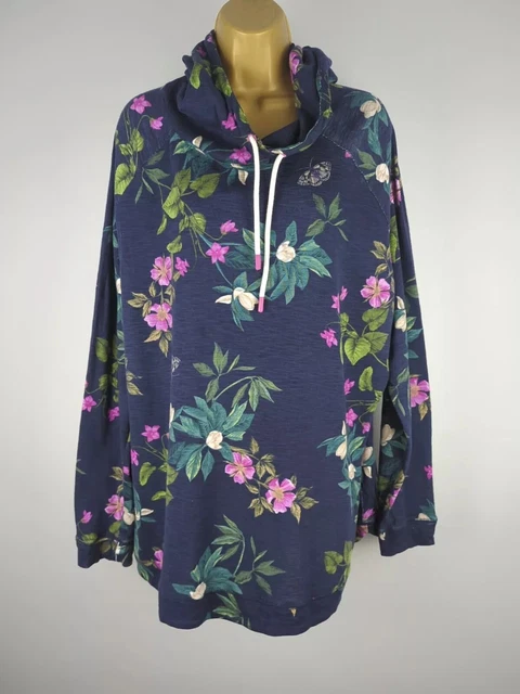 Joules floral hoodie online