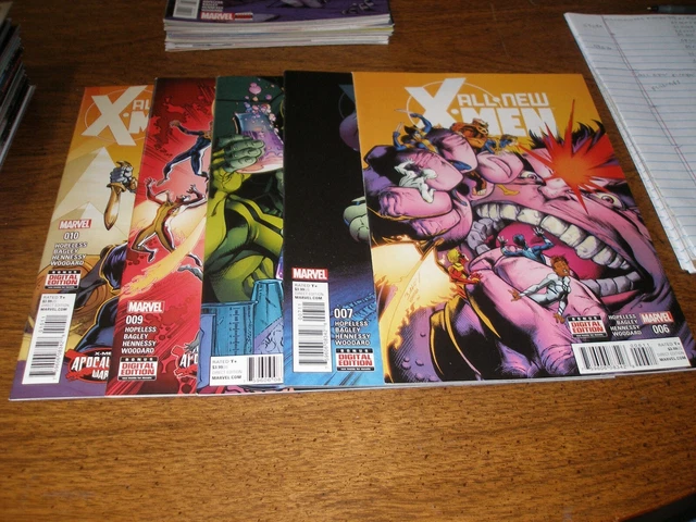 All New X-men 6,7,8,9,10 2016 vfnm Marvel comic lot