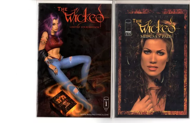 Image The Wicked #1-7 (No #5) + #1 Limited Tour Edition + #1 Medusa's Tale Vf/Nm