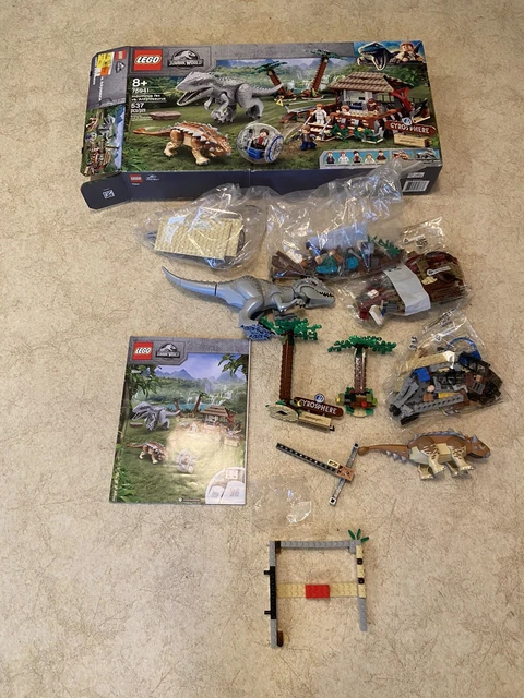LEGO JURASSIC WORLD Indominus rex vs. Ankylosaurus 75941 Building Toy ...