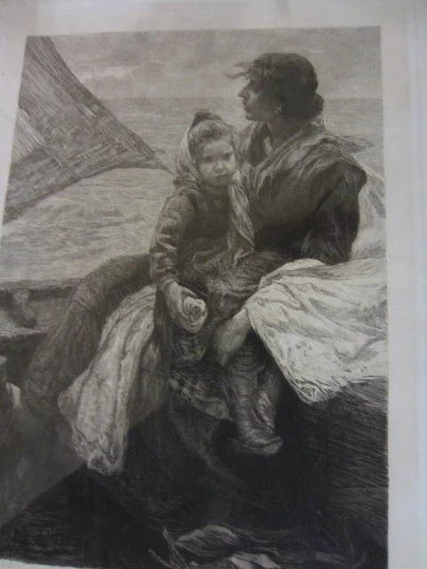 ACQUAFORTE ANTICA E firmata di Celestino Turletti pittore e