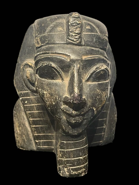 ANCIENT EGYPTIAN PHARAOH BUST STATUE - 300bc (1) EUR 43,82 - PicClick IT