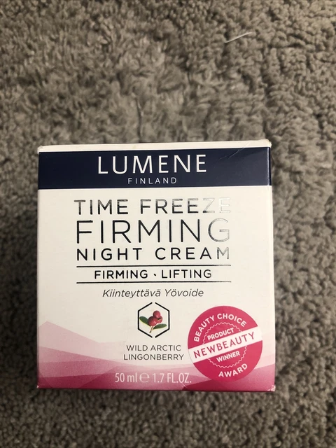 Lumene Time Freeze Firming Night Cream All Skin Types 1.7 Oz