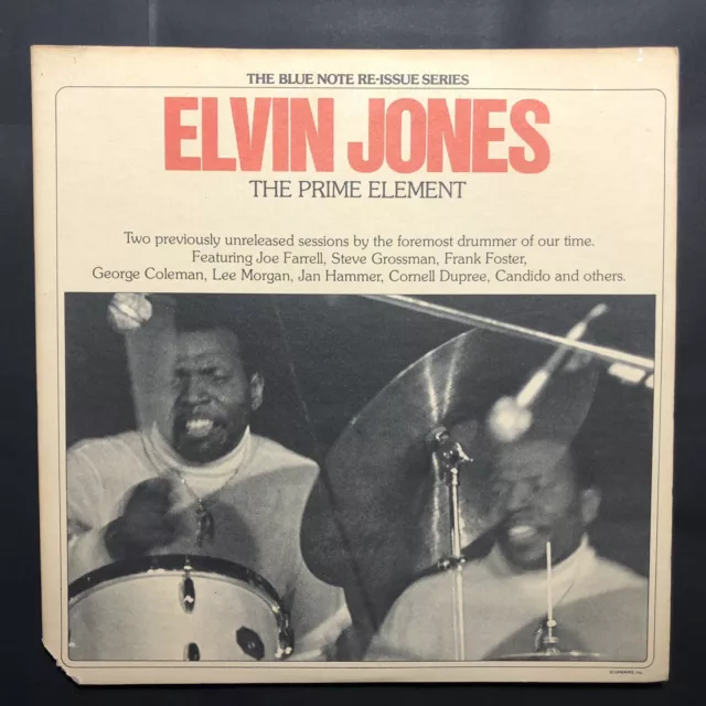 Elvin Jones The Prime Element Vinyl 2 LP US 1976 Blue Note BN-LA506-H2 FOC EX++
