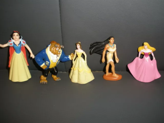 Lot of 5 PVC Mini Disney Applause Princess figures 2.5"-3"