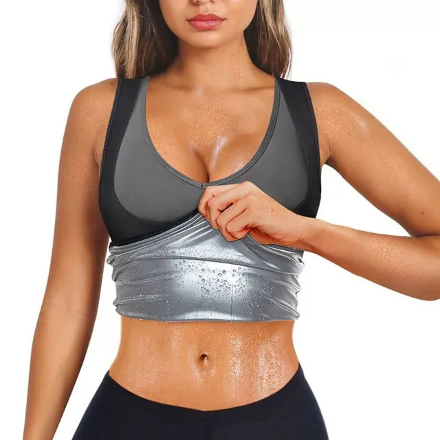 WOMEN WAIST TRAINER Plus Size Sweat Sauna Shaper Gym Tummy Abdomen Girdle  Corset $20.79 - PicClick